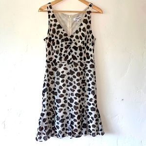 Kate Young Animal Print Cocktail Dress